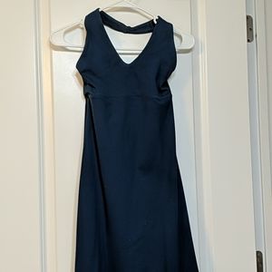 Women's Patagonia Teal Tie-Back Halter Dress